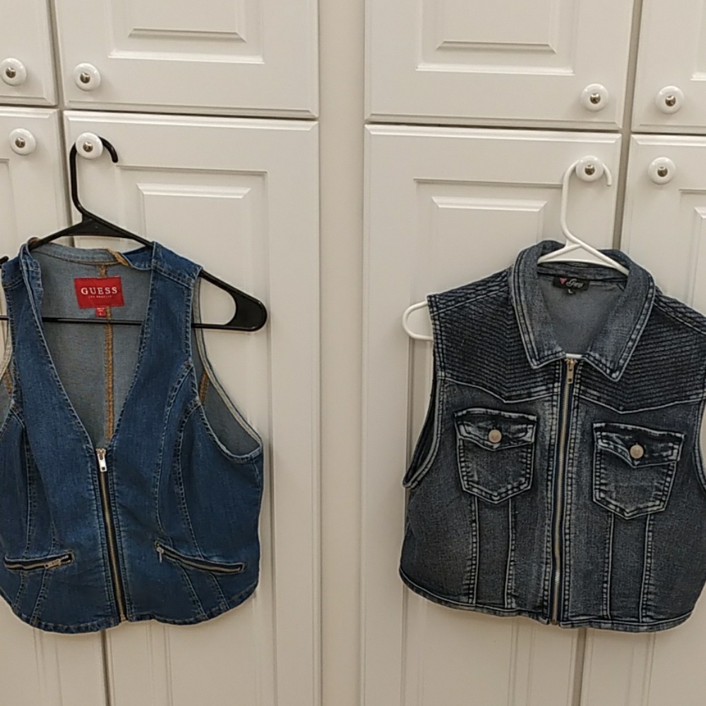 BOGO! Two designer guess women's vest